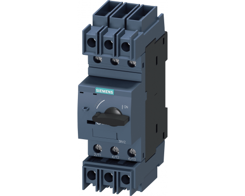 Siemens 3RV2711-1BD10 Выключатель автоматический, типоразмер S00, с уставкой 26А, 2A, клеммы Siemens 3RV2711-1BD10 Выключатель автоматический, типоразмер S00, с уставкой 26А, 2A, клеммы