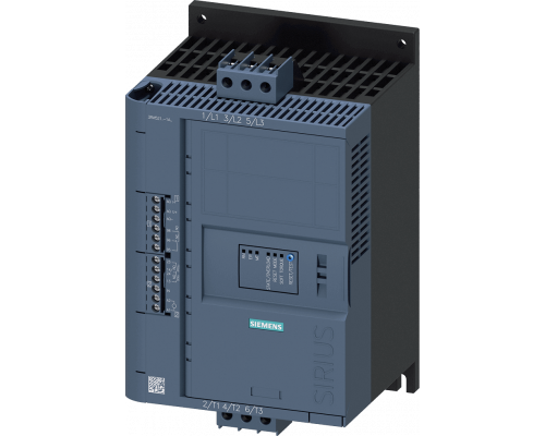 Siemens 3RW5216-1AC15 Устройство плавного пуска с номинальным рабочим током 32 А и напряжением 200-600 В Siemens 3RW5216-1AC15 Устройство плавного пуска с номинальным рабочим током 32 А и напряжением 200-600 В