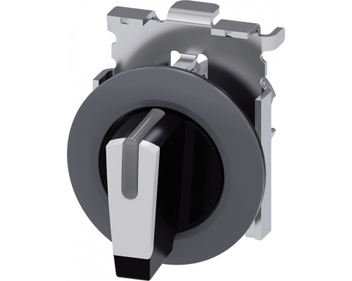 Siemens 3SU1062-2DM60-0AA0 Актуатор поворотного переключателя с подсветкой, 30мм, металл матовый, 3 положения Siemens 3SU1062-2DM60-0AA0 Актуатор поворотного переключателя с подсветкой, 30мм, металл матовый, 3 положения