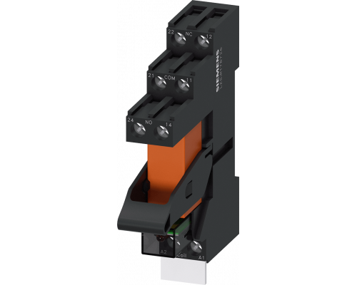 Siemens LZS:RT3B4S15 Втычное реле 1AC 115V, 1 П КОНТАКТ, светодиод красный, цоколь с логическим разделением 5 MM PINNING Siemens LZS:RT3B4S15 Втычное реле 1AC 115V, 1 П КОНТАКТ, светодиод красный, цоколь с логическим разделением 5 MM PINNING