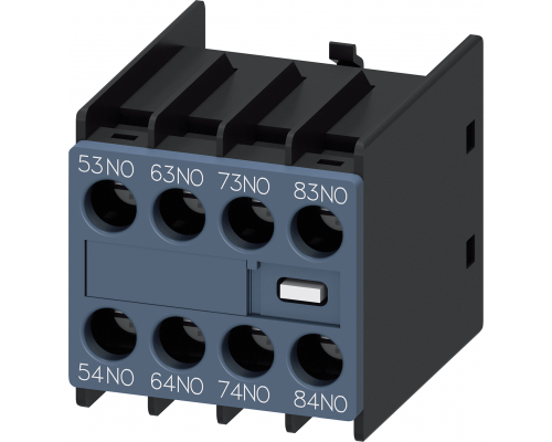 Siemens 3RH2911-1XA40-0MA0 Блок переключателей Aux.switch, фронтальный, 4но, с токоведущими контактами Siemens 3RH2911-1XA40-0MA0 Блок переключателей Aux.switch, фронтальный, 4но, с токоведущими контактами