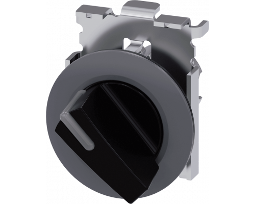 Siemens 3SU1062-2DC10-0AA0 Рычажный переключатель с подсветкой, 30 мм, кругл., черный, рукоятка, угол 45° Siemens 3SU1062-2DC10-0AA0 Рычажный переключатель с подсветкой, 30 мм, кругл., черный, рукоятка, угол 45°