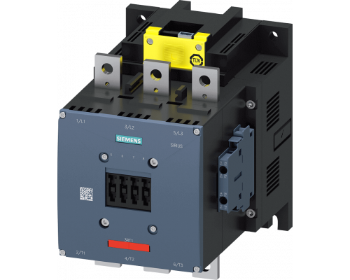Siemens 3RT1476-6SF36-3PA0 Контактор, переменного тока, 690 А/690 В/40 °C, S12, трехполюсный, 96–127 В ac/dc, F-PLC-in Siemens 3RT1476-6SF36-3PA0 Контактор, переменного тока, 690 А/690 В/40 °C, S12, трехполюсный, 96–127 В ac/dc, F-PLC-in
