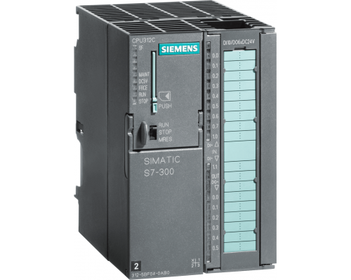 Siemens 6ES7312-5BF04-0AB0 ЦПУ Simatic S7-300 CPU 312C с MPI, 10 DI/6 DO, 2 счётчика 10 кгц, 24В, 64 кбайт Siemens 6ES7312-5BF04-0AB0 ЦПУ Simatic S7-300 CPU 312C с MPI, 10 DI/6 DO, 2 счётчика 10 кгц, 24В, 64 кбайт