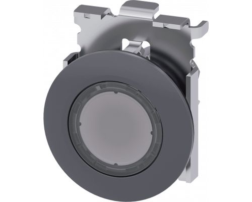 Siemens 3SU1061-0JB70-0AA0-Z Y19 Актуатор кнопки с подсветкой, 30mm, круглый, матовый металл, прозрачная кнопка Siemens 3SU1061-0JB70-0AA0-Z Y19 Актуатор кнопки с подсветкой, 30mm, круглый, матовый металл, прозрачная кнопка