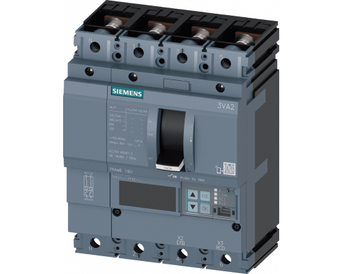 Siemens 3VA2110-5JP42-0AA0 Выключатель в литом корпусе 3va2 iec типоразмер 160 класс откл. способности m icu=55ka @ 415 в 4-полюс. Siemens 3VA2110-5JP42-0AA0 Выключатель в литом корпусе 3va2 iec типоразмер 160 класс откл. способности m icu=55ka @ 415 в 4-полюс.