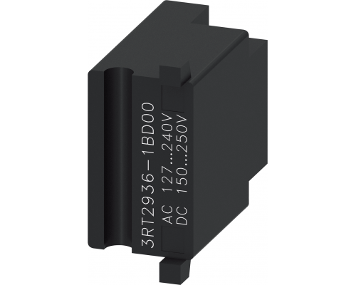 Siemens 3RT2936-1BD00 Ограничитель перенапряжения для контактора типоразмера S2 (127-240 В AC, 150-250 В DC) Siemens 3RT2936-1BD00 Ограничитель перенапряжения для контактора типоразмера S2 (127-240 В AC, 150-250 В DC)