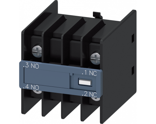 Siemens 3RH2911-4NF11 Модуль блок-контактов для электроники, 1но+1нз: 1но, 1нз, d. вспом. контакторов и контакторов для коммутации электродвигателей, типоразмер s00 и s0 Siemens 3RH2911-4NF11 Модуль блок-контактов для электроники, 1но+1нз: 1но, 1нз, d. вспом. контакторов и контакторов для коммутации электродвигателей, типоразмер s00 и s0