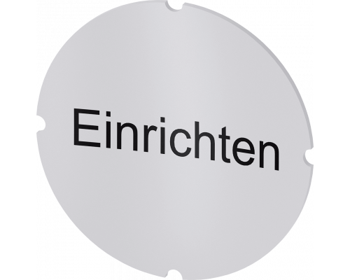 Siemens 3SU1900-0AB71-0AR0 Сменный маркер для кнопочной панели с подсветкой, круглый, белый с черной надписью Siemens 3SU1900-0AB71-0AR0 Сменный маркер для кнопочной панели с подсветкой, круглый, белый с черной надписью