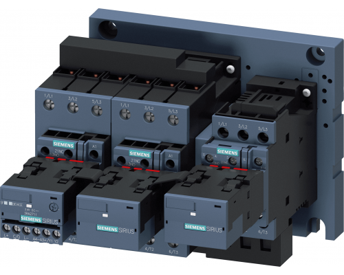 Siemens 3RA2435-8XE32-1NB3 Сборка для подключения по схеме звезда-треугольник, 37 кВт, 400 В, 24 В DC, S2 Siemens 3RA2435-8XE32-1NB3 Сборка для подключения по схеме звезда-треугольник, 37 кВт, 400 В, 24 В DC, S2