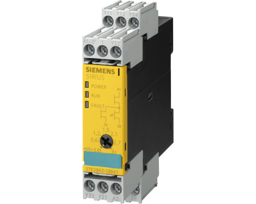 Siemens 3TK2841-2BB40 Безопасные контакторные комбинации с электронным управлением, 22,5 мм, 2 разрешающих контакта Siemens 3TK2841-2BB40 Безопасные контакторные комбинации с электронным управлением, 22,5 мм, 2 разрешающих контакта