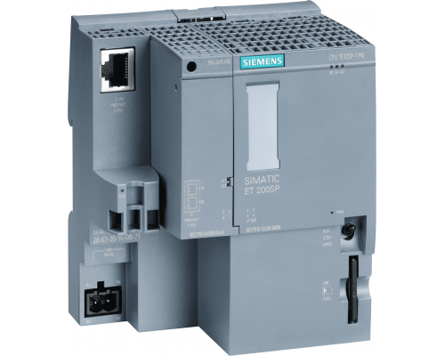 Siemens 6ES7510-1DJ01-0AB0 Центральный процессор CPU 1510SP-1 PN для Simatic DP и ET 200SP с памятью 100 кб/750 кб Siemens 6ES7510-1DJ01-0AB0 Центральный процессор CPU 1510SP-1 PN для Simatic DP и ET 200SP с памятью 100 кб/750 кб