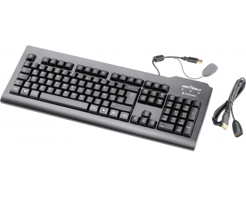 Siemens 6AV6881-0AU14-0AA0 Клавиатура USB, немецкая/международная раскладка, черный цвет, для подключения к устройствам с USB-разъемами Siemens 6AV6881-0AU14-0AA0 Клавиатура USB, немецкая/международная раскладка, черный цвет, для подключения к устройствам с USB-разъемами