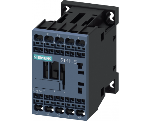 Siemens 3RT2518-2AP00 Контактор, 7.5 кВт/400 В, 22А, 230 В, 4-пол., 2но+2нз, S00, пруж. клеммы Siemens 3RT2518-2AP00 Контактор, 7.5 кВт/400 В, 22А, 230 В, 4-пол., 2но+2нз, S00, пруж. клеммы