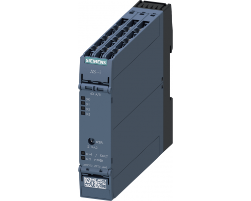 Siemens 3RK2200-2CE00-2AA2 Модуль as-i Slimline Compact SC22.5, цифровой, A/B-подчиненный, IP20 Siemens 3RK2200-2CE00-2AA2 Модуль as-i Slimline Compact SC22.5, цифровой, A/B-подчиненный, IP20