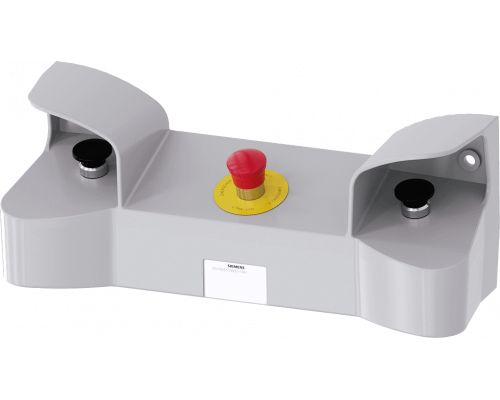 Siemens 3SU1853-3NB00-1AA1 Двуручный пост управления, 22mm, металлический корпус, серая крышка, 3 командные точки Siemens 3SU1853-3NB00-1AA1 Двуручный пост управления, 22mm, металлический корпус, серая крышка, 3 командные точки