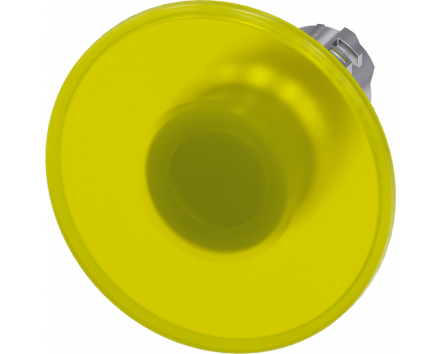 Siemens 3SU1051-1CD30-0AA0 Актуатор грибовидной кнопки с подсветкой, 22 мм, желтый, металл, без фиксации Siemens 3SU1051-1CD30-0AA0 Актуатор грибовидной кнопки с подсветкой, 22 мм, желтый, металл, без фиксации