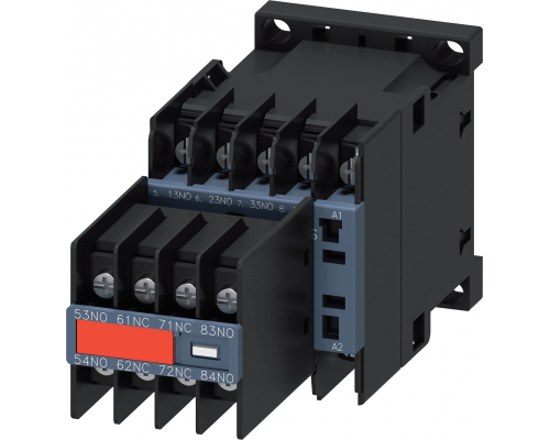 Siemens 3RH2262-4AK60 Вспомогательный контактор, 6но+2нз, питание 110v/120v, Size S00, кабельное подключение Siemens 3RH2262-4AK60 Вспомогательный контактор, 6но+2нз, питание 110v/120v, Size S00, кабельное подключение