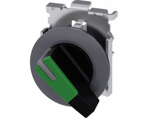 Siemens 3SU1062-2EC40-0AA0 Актуатор поворотного переключателя с подсветкой, 30мм, круглый, металл матовый, 2 положения Siemens 3SU1062-2EC40-0AA0 Актуатор поворотного переключателя с подсветкой, 30мм, круглый, металл матовый, 2 положения