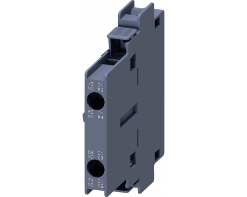 Siemens 3RH1921-1EA20 Блок дополнительных контактов, 2 контакта, DIN EN50005, боковой, винтовые клеммы Siemens 3RH1921-1EA20 Блок дополнительных контактов, 2 контакта, DIN EN50005, боковой, винтовые клеммы