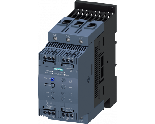 Siemens 3RW4047-1TB05 Устройство плавного пуска, типоразмер S3, 106A, 75 кВт/500V, 40 град., для электродвигателя Siemens 3RW4047-1TB05 Устройство плавного пуска, типоразмер S3, 106A, 75 кВт/500V, 40 град., для электродвигателя