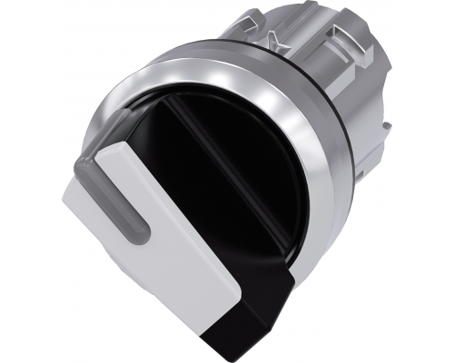 Siemens 3SU1052-2BC60-0AA0 Актуатор поворотного переключателя с подсветкой, 22мм, круглый, глянцевый металл, 2 положения Siemens 3SU1052-2BC60-0AA0 Актуатор поворотного переключателя с подсветкой, 22мм, круглый, глянцевый металл, 2 положения
