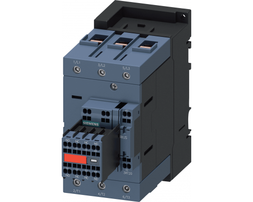Siemens 3RT2045-3NB34-3MA0 Контактор 3 полюса, 37 кВт, AC3/400В, типоразмер S3, 2НО+2НЗ, 20-33В AC/DC Siemens 3RT2045-3NB34-3MA0 Контактор 3 полюса, 37 кВт, AC3/400В, типоразмер S3, 2НО+2НЗ, 20-33В AC/DC