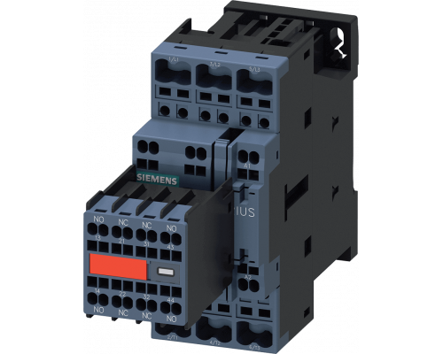 Siemens 3RT2026-2CL24-3MA0 Контактор, 3 полюса, AC-3, 11 кВт/400 В, с блоком контактов 2NO+2NC, 230 В, 50/60 Гц, варистор S0 Siemens 3RT2026-2CL24-3MA0 Контактор, 3 полюса, AC-3, 11 кВт/400 В, с блоком контактов 2NO+2NC, 230 В, 50/60 Гц, варистор S0