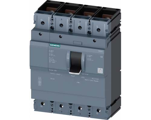 Siemens 3VA1340-1AA42-0AA0 Выключатель-разъединитель 3va1 iec типоразмер 400 4-пол. sd100 Siemens 3VA1340-1AA42-0AA0 Выключатель-разъединитель 3va1 iec типоразмер 400 4-пол. sd100