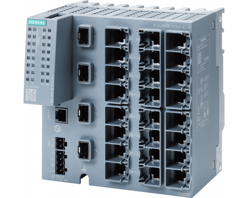 Siemens 6GK5224-4GS00-2TC2 Управляемый коммутатор SCALANCE XC224-4C С (Е / IP), 24 порта Siemens 6GK5224-4GS00-2TC2 Управляемый коммутатор SCALANCE XC224-4C С (Е / IP), 24 порта