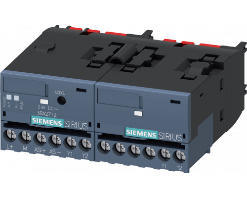 Siemens 3RA2712-1BA00 Функциональный модуль для as-i, реверсивный пуск, винтовые клеммы, монтаж на контакторы 3rt2 s00/ s0 Siemens 3RA2712-1BA00 Функциональный модуль для as-i, реверсивный пуск, винтовые клеммы, монтаж на контакторы 3rt2 s00/ s0