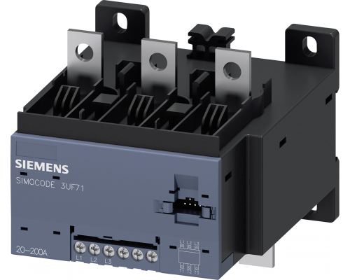 Siemens 3UF7113-1BA01-0 Модуль измерения тока/напряжения, 20...200 А, до 690 В, шинное подключение Siemens 3UF7113-1BA01-0 Модуль измерения тока/напряжения, 20...200 А, до 690 В, шинное подключение