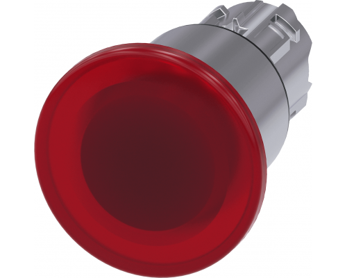 Siemens 3SU1051-1EA20-0AA0 Актуатор грибовидной кнопки с подсветкой, 22мм, металл, красная кнопка, 40мм, 3 положения Siemens 3SU1051-1EA20-0AA0 Актуатор грибовидной кнопки с подсветкой, 22мм, металл, красная кнопка, 40мм, 3 положения