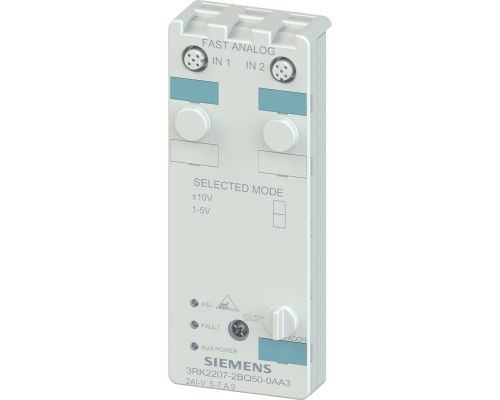 Siemens 3RK2207-2BQ50-0AA3 Модуль ввода-вывода As-interface компактный, IP67, A/B-Slave (Spec. 3.0), аналоговый Siemens 3RK2207-2BQ50-0AA3 Модуль ввода-вывода As-interface компактный, IP67, A/B-Slave (Spec. 3.0), аналоговый