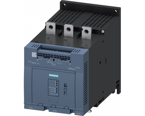 Siemens 3RW5074-2AB14 Устройство плавного пуска, 315 А, 110–250 В AC, пружинные клеммы, аналоговый выход Siemens 3RW5074-2AB14 Устройство плавного пуска, 315 А, 110–250 В AC, пружинные клеммы, аналоговый выход