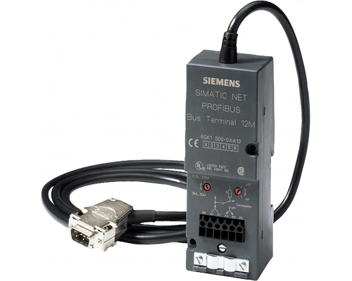 Siemens 6GK1500-0AB00 Шинный терминал Simatic net, RS 485 для Profibus, скорость передачи до 1500 кбит/с Siemens 6GK1500-0AB00 Шинный терминал Simatic net, RS 485 для Profibus, скорость передачи до 1500 кбит/с