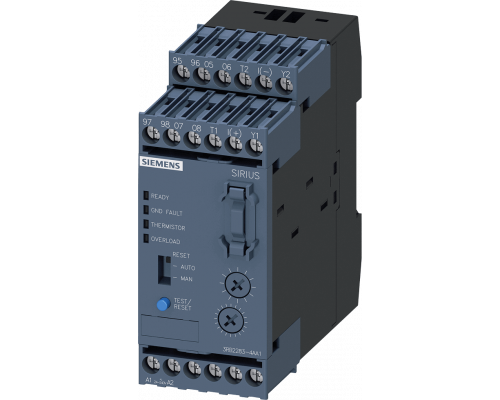 Siemens 3RB2283-4AA1 Электронное реле перегрузки, типоразмер S00...S12, класс 5..30, раздельный монтаж Siemens 3RB2283-4AA1 Электронное реле перегрузки, типоразмер S00...S12, класс 5..30, раздельный монтаж