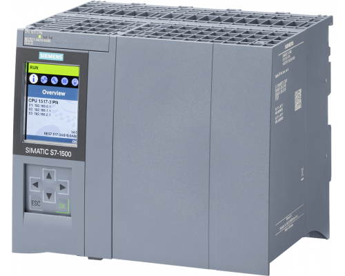 Siemens 6ES7517-3AQ10-0AB0 Центральный процессор SIMATIC S7-1500, CPU 1517-3 PN, с 4 Мб памяти для программы и 50 Мб для данных Siemens 6ES7517-3AQ10-0AB0 Центральный процессор SIMATIC S7-1500, CPU 1517-3 PN, с 4 Мб памяти для программы и 50 Мб для данных