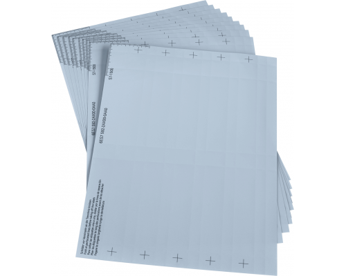 Siemens 6ES7592-2AX00-0AA0 Маркировочные листы для контроллеров Simatic S7-1500, ширина 35 мм, 100 меток Siemens 6ES7592-2AX00-0AA0 Маркировочные листы для контроллеров Simatic S7-1500, ширина 35 мм, 100 меток