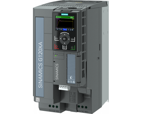 Siemens 6SL3220-3YD26-0CB0 Привод SINAMICS G120XA, мощность 11 кВт, 380 В, фильтр класса A, IP20 Siemens 6SL3220-3YD26-0CB0 Привод SINAMICS G120XA, мощность 11 кВт, 380 В, фильтр класса A, IP20