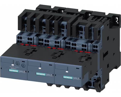 Siemens 3RA2426-8XF32-2BB4 Пускозащитная автоматика для электродвигателей, 22 кВт, 400 В, с питанием 24 В постоянного тока Siemens 3RA2426-8XF32-2BB4 Пускозащитная автоматика для электродвигателей, 22 кВт, 400 В, с питанием 24 В постоянного тока