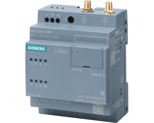 Siemens 6GK7142-7BX00-0AX0 Модуль коммуникации Logo! cMR2020 для подключения к GSM/GPRS сети Siemens 6GK7142-7BX00-0AX0 Модуль коммуникации Logo! cMR2020 для подключения к GSM/GPRS сети