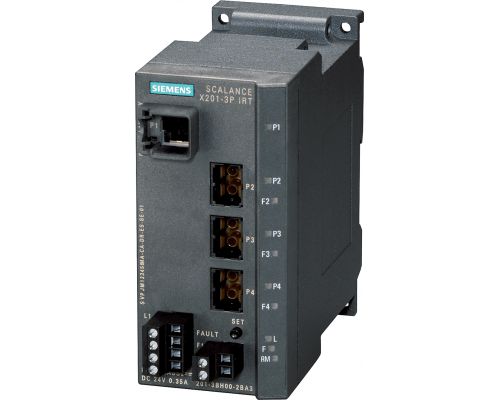 Siemens 6GK5201-3BH00-2BA3 Управляемый коммутатор Scalance X201-3PIRT (1x RJ45, 3x POF, резервное питание, Profinet) Siemens 6GK5201-3BH00-2BA3 Управляемый коммутатор Scalance X201-3PIRT (1x RJ45, 3x POF, резервное питание, Profinet)