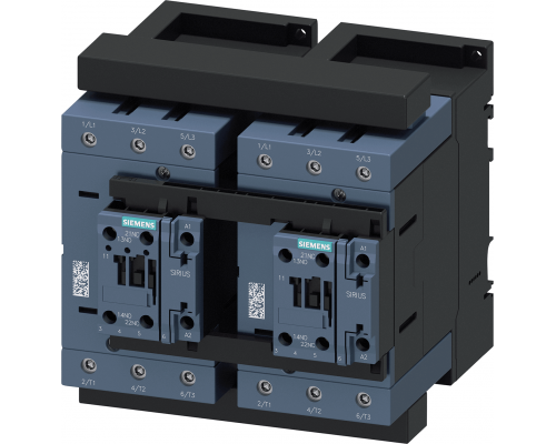 Siemens 3RA2346-8XE30-1NB3 Реверсивная комбинация, AC-3, 45 кВт, 400 В, 20–33 В, S3, с винтовыми зажимами и блокировкой Siemens 3RA2346-8XE30-1NB3 Реверсивная комбинация, AC-3, 45 кВт, 400 В, 20–33 В, S3, с винтовыми зажимами и блокировкой