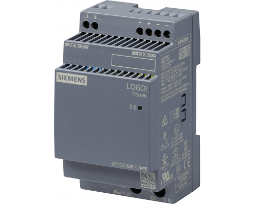 Siemens 6EP3322-6SB10-0AY0 Стабилизированный блок питания 15 В / 4 А, вход 100-240 В Siemens 6EP3322-6SB10-0AY0 Стабилизированный блок питания 15 В / 4 А, вход 100-240 В