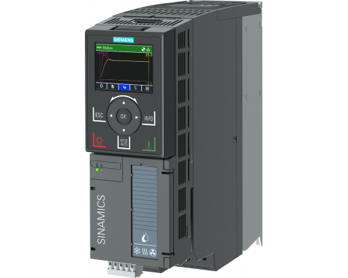 Siemens 6SL3220-3YD18-0CB0 Частотное преобразование SINAMICS G120XA, 3 кВт, 380 В, фильтр класса А, IP20 Siemens 6SL3220-3YD18-0CB0 Частотное преобразование SINAMICS G120XA, 3 кВт, 380 В, фильтр класса А, IP20