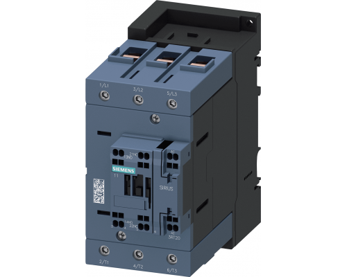 Siemens 3RT2045-3XJ40-0LA2 Контактор для железнодорожной техники, 37 кВт/АС3/400В, тип S3, 1НО+1НЗ, 72В DC Siemens 3RT2045-3XJ40-0LA2 Контактор для железнодорожной техники, 37 кВт/АС3/400В, тип S3, 1НО+1НЗ, 72В DC