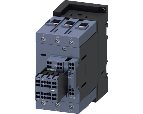 Siemens 3RT2045-3AF04 Контактор 3 полюса, 37 кВт, для работы в режиме АС3, напряжение 400 В, типоразмер S3, с блоком контактов 2НО+2НЗ, управление 110 В AC Siemens 3RT2045-3AF04 Контактор 3 полюса, 37 кВт, для работы в режиме АС3, напряжение 400 В, типоразмер S3, с блоком контактов 2НО+2НЗ, управление 110 В AC
