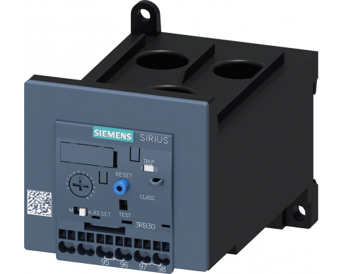 Siemens 3RB3046-1XX1 Реле перегрузки для электродвигателя, типоразмер s3, класс 10e, М0 32...115 А Siemens 3RB3046-1XX1 Реле перегрузки для электродвигателя, типоразмер s3, класс 10e, М0 32...115 А