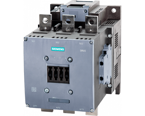 Siemens 3RT5075-6AR36 Контактор 440...480 В, 200 кВт, 3 полюса, S12, с принудительным механическим приводом и клеммами Siemens 3RT5075-6AR36 Контактор 440...480 В, 200 кВт, 3 полюса, S12, с принудительным механическим приводом и клеммами